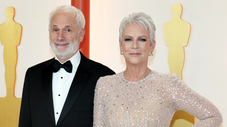 Jamie Lee Curtis and Christopher Guest at the 2023 Annual Academy Awards