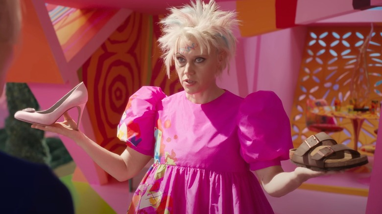 Kate McKinnon as weird Barbie