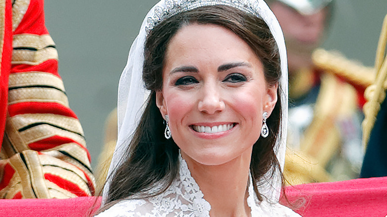 Kate Middleton at her wedding