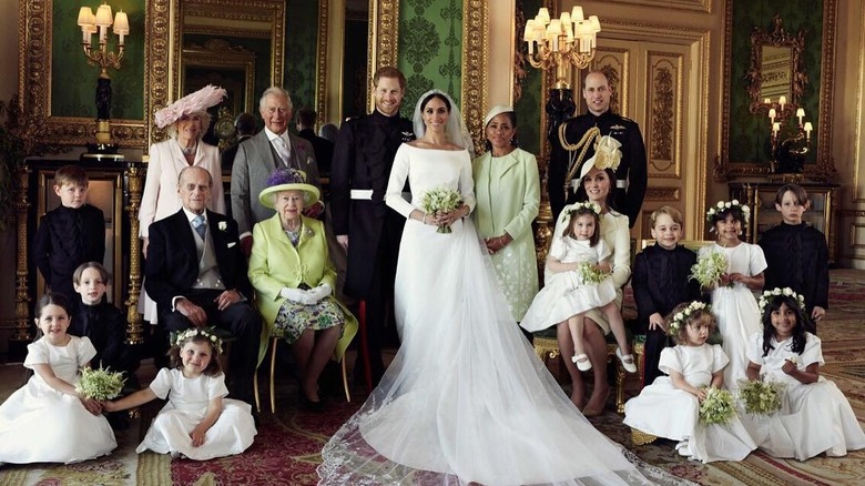 Prince Harry and Meghan Markle wedding portrait