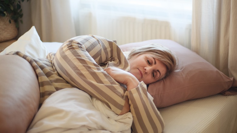 Woman sleeping