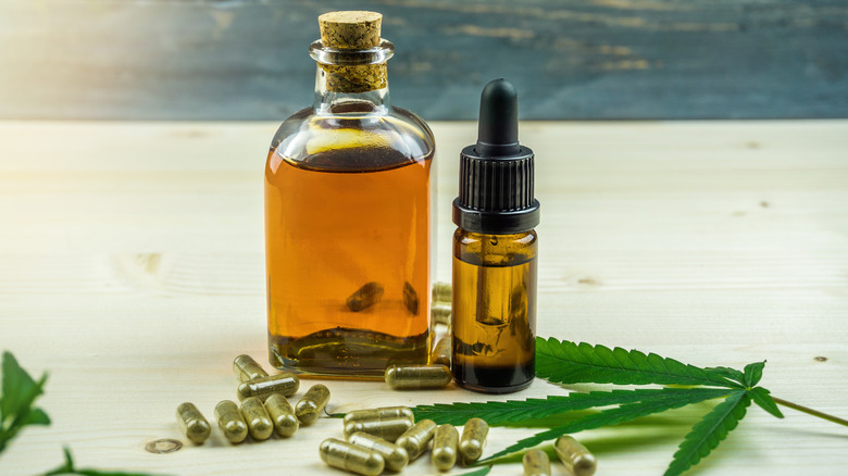 CBD oils and capsules