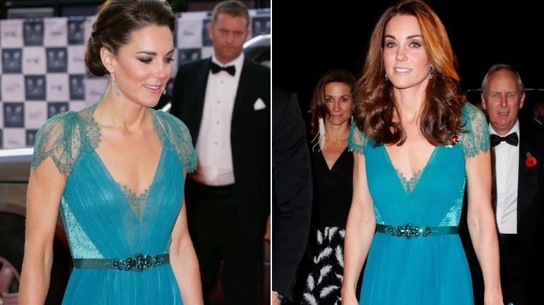 Kate Middleton teal dress