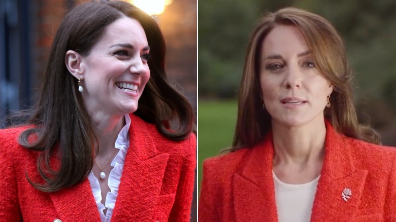 Kate Middleton red blazer