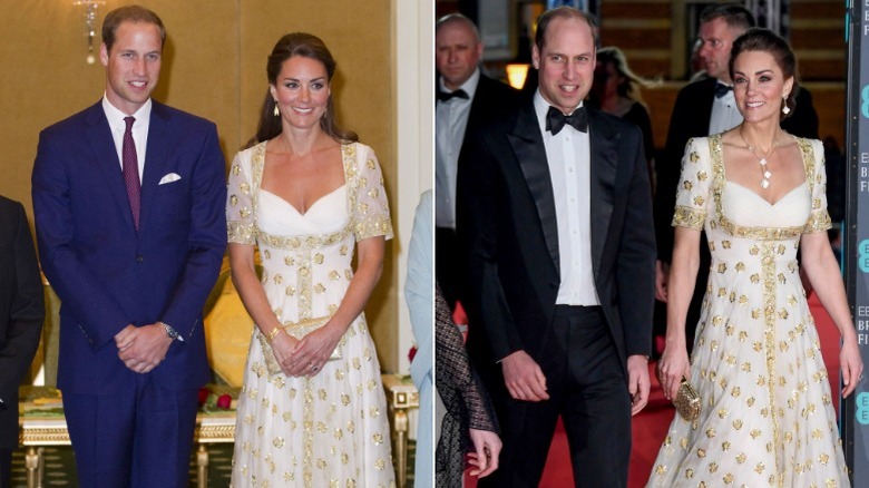 Prince William and Kate Middleton smiling