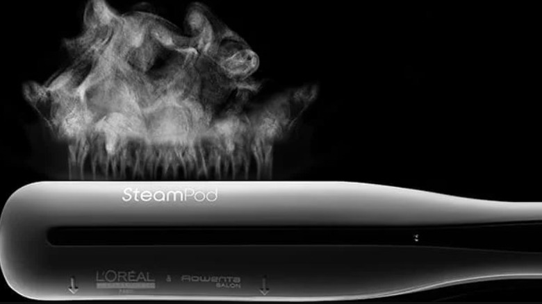 Steaming L'oreal Steampod Flatiron