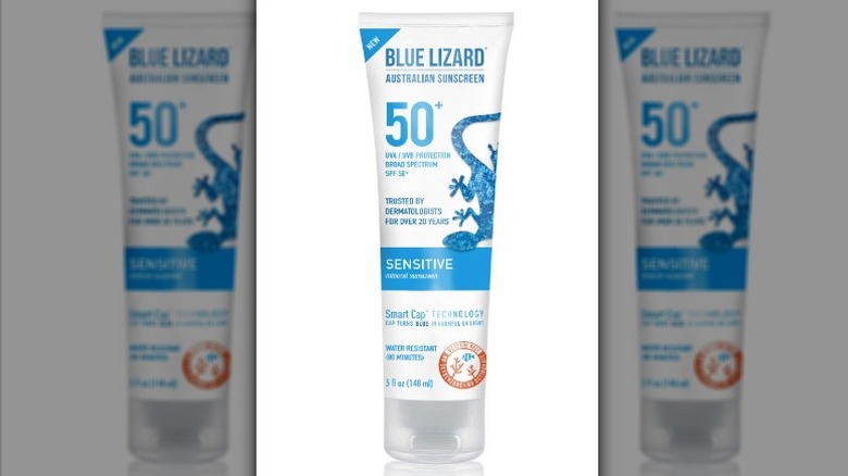 The Blue Lizard Sensitive Mineral Sunscreen 