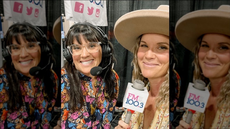 Lyndsay Lamb, Leslie Davis on radio show