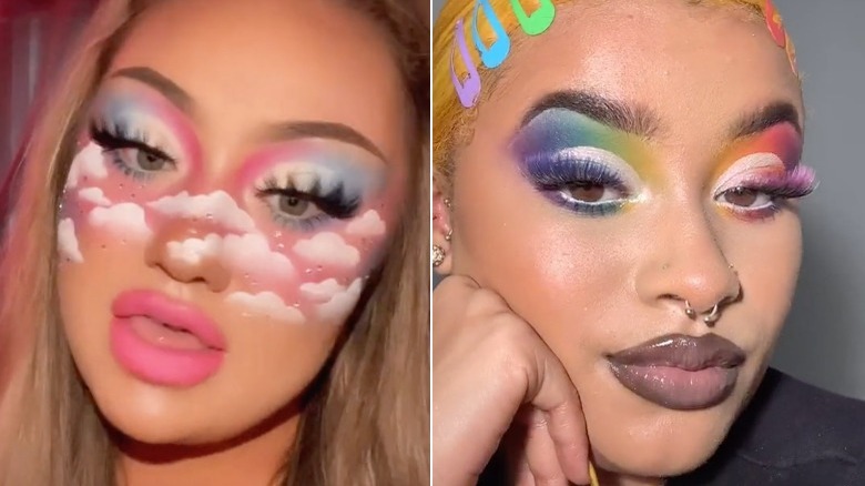 TikTok weather inspired makeup