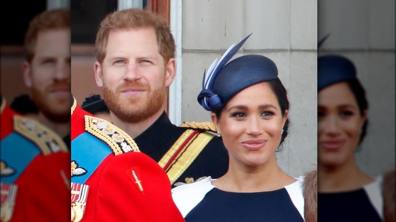 Harry and Meghan at Trooping the Colour