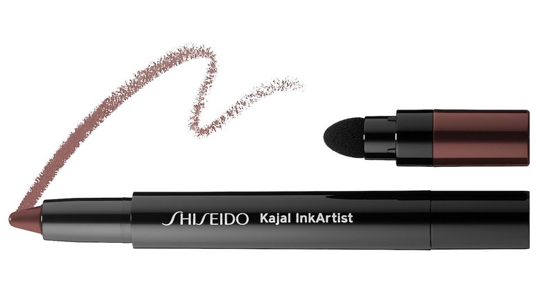 Shiseido eyeshadow pencil with blender