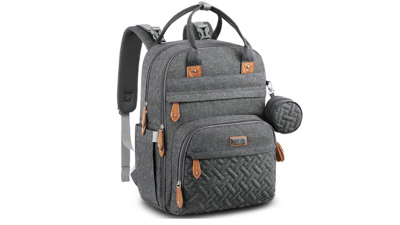 Grey backpack