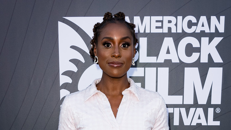 Bantu knots on Issa Rae