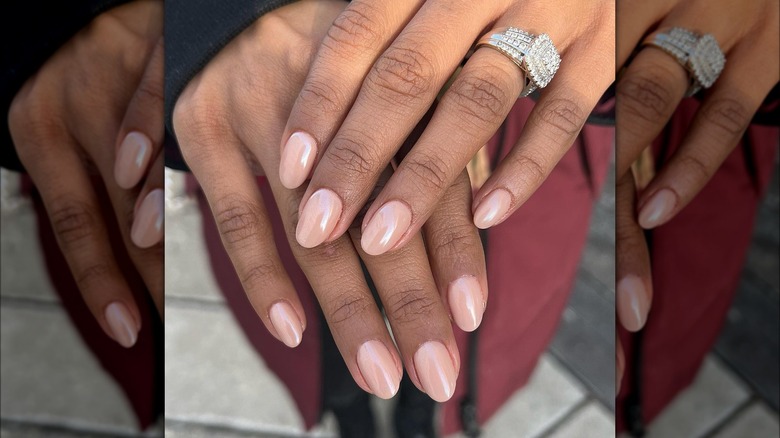 Glazed donut nails