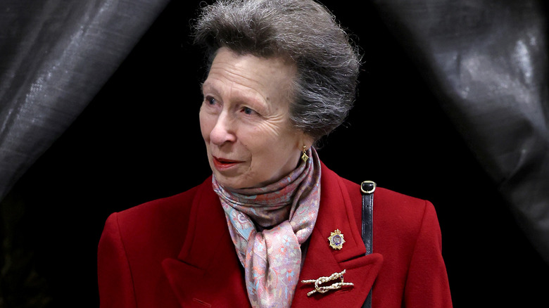 Princess Anne smiling