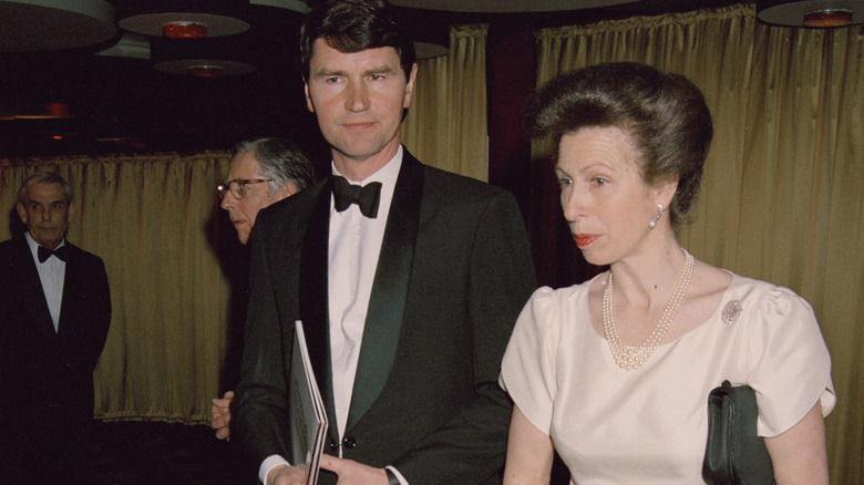 Princess Anne with her husband Sir Timothy Laurence