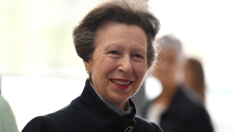 Princess Anne smiling