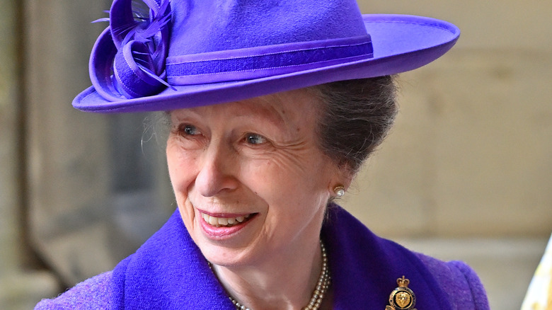 Princess Anne smiling