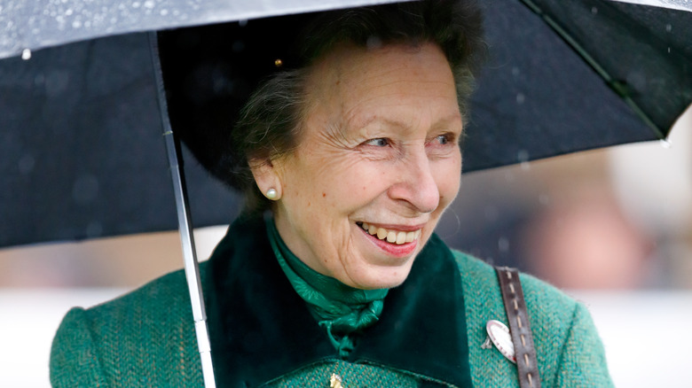 Princess Anne smiling