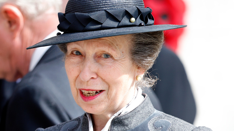 Princess Anne smiling