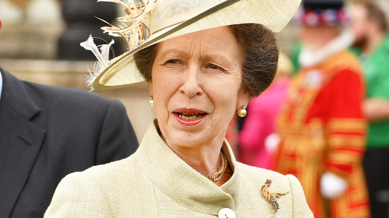 Princess Anne smiling