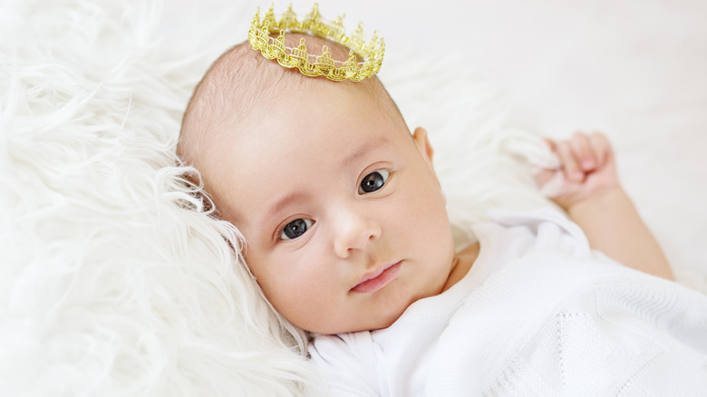 Baby with crown