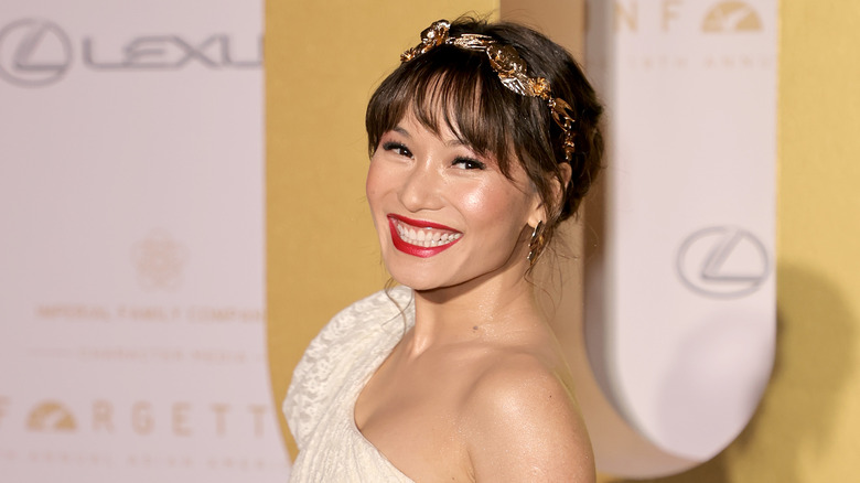 Jacky Lai, wearing a headband in hair, attends the 19th Annual Unforgettable Gala