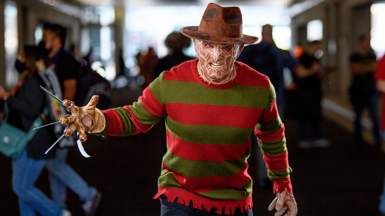 Freddy Krueger looking scary