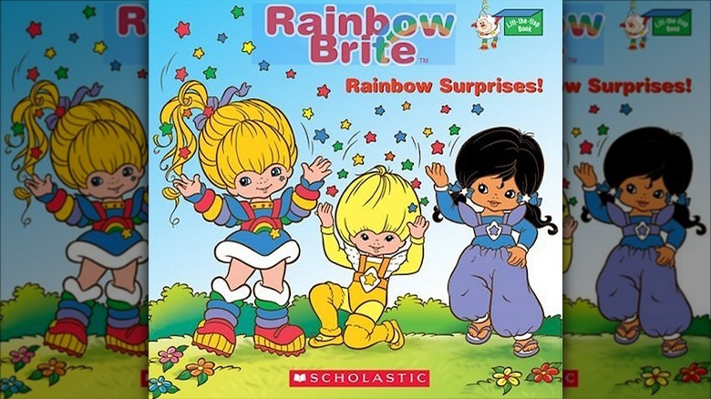 book cover featuring Rainbow Brite