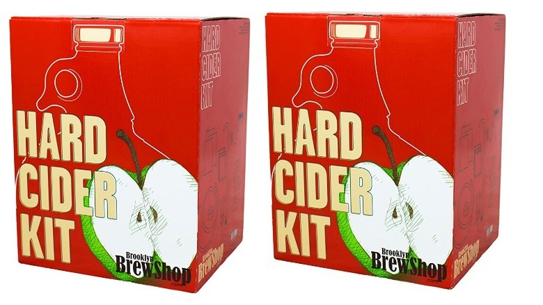 Hard cider kit in a red box