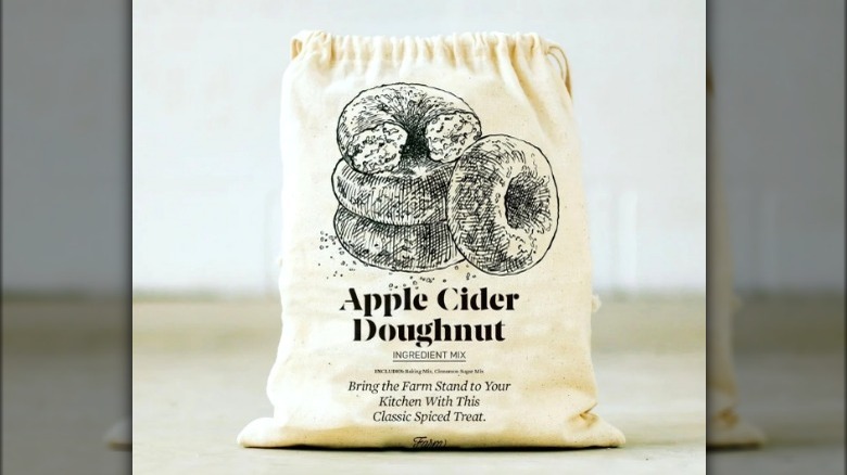 Bag of apple cider doughnut mix