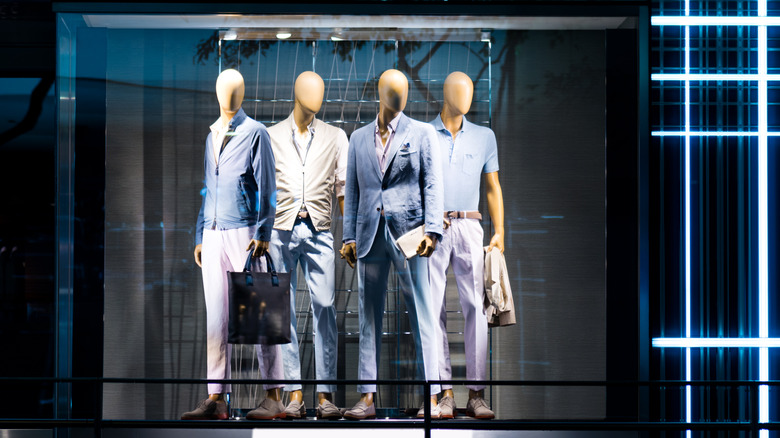 Men's clothing mannequins