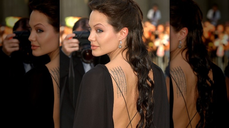 Angelina Jolie curly hair