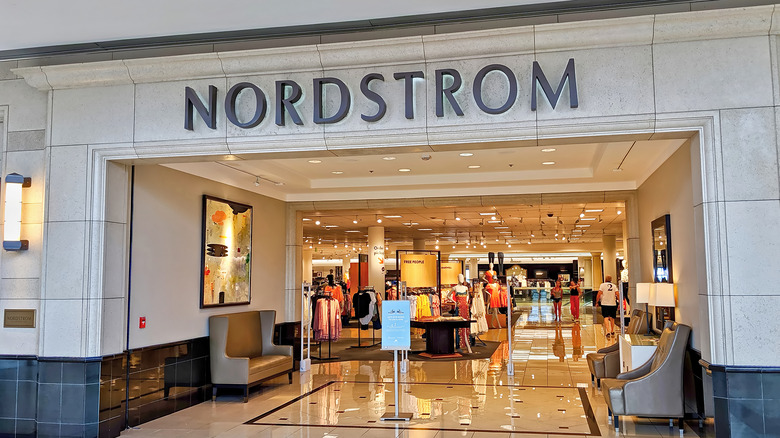 A Nordstrom store mall entrance