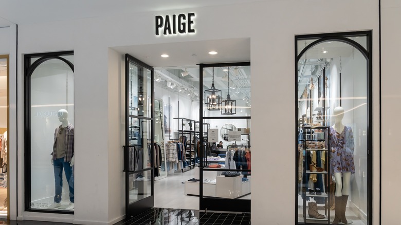 Paige denim store exterior