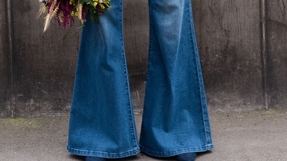 Old Khaki Roadhouse Wide Leg Drawstring Jeans | One Teaspoon