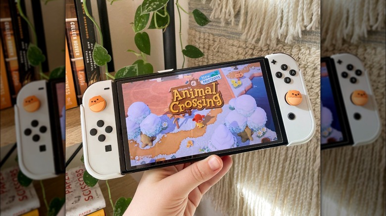 Nintendo Switch showing Animal Crossing