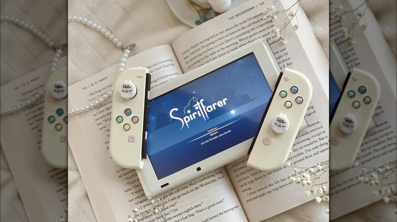 Nintendo Switch showing Spiritfarer title