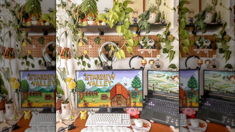 Computer showing Stardew Valley