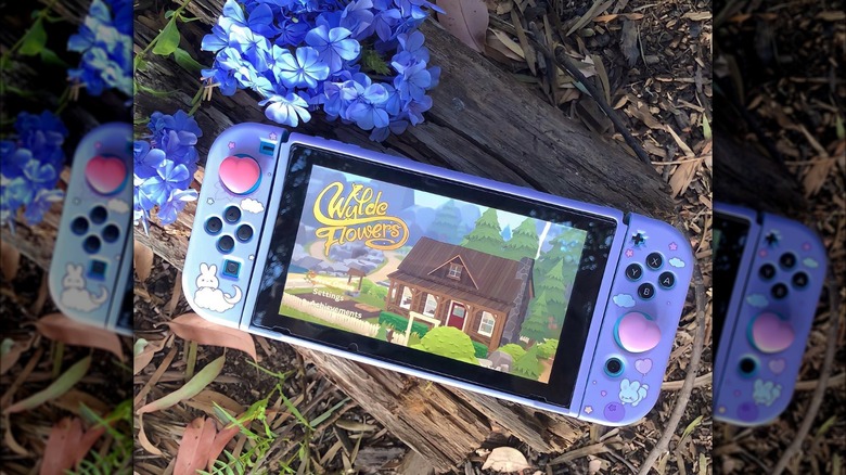 Nintendo Switch showing Wylde Flowers