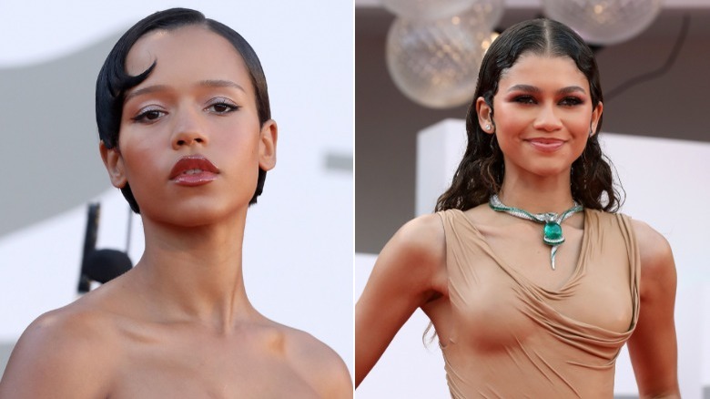 Taylor Russell and Zendaya 