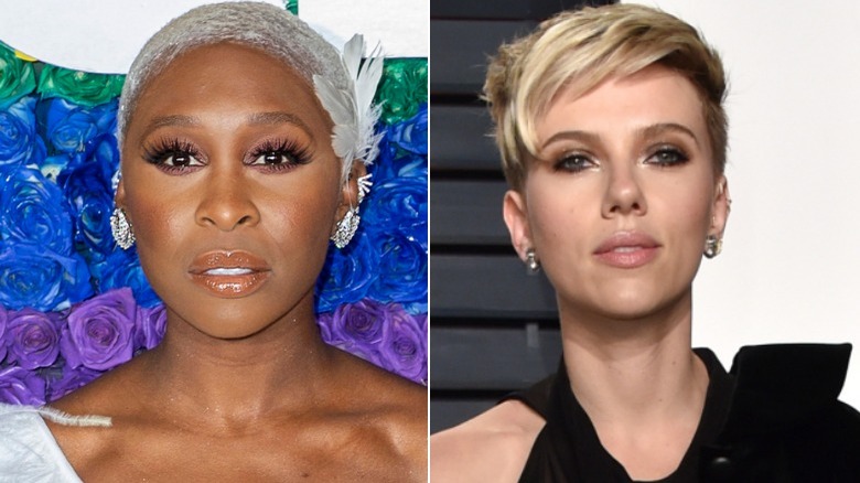 Cynthia Erivo and Scarlett Johansson