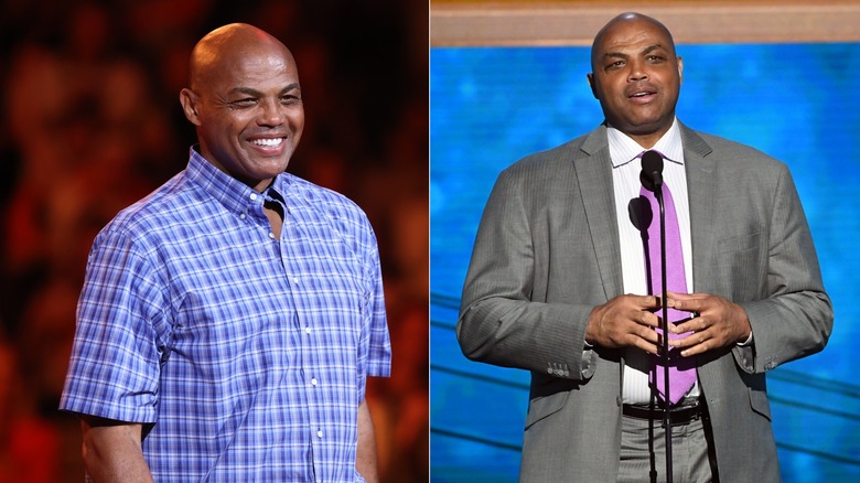 Charles Barkley after and before losing weight