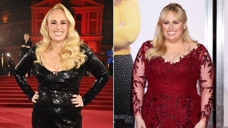 Rebel Wilson after and before weight loss