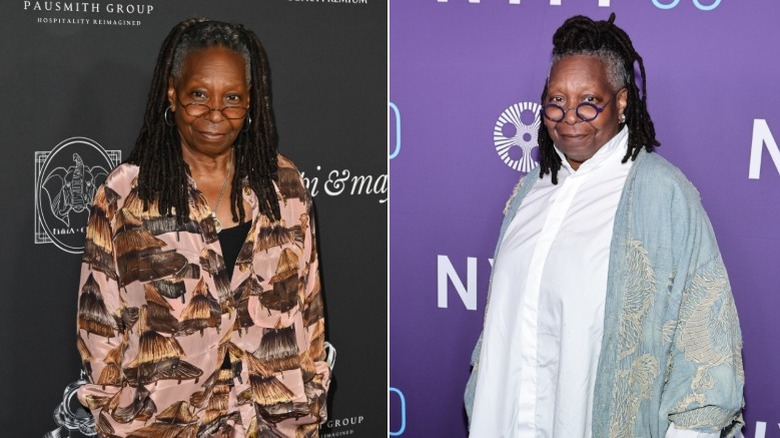 Whoopi Goldberg after and before losing weight