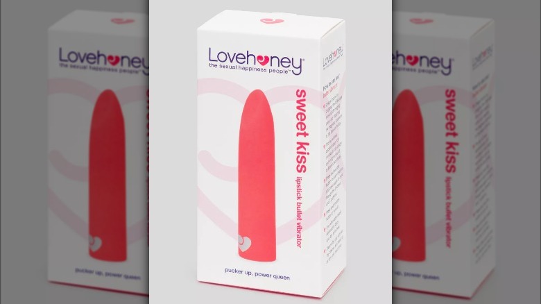 Red bullet vibrator packaging 