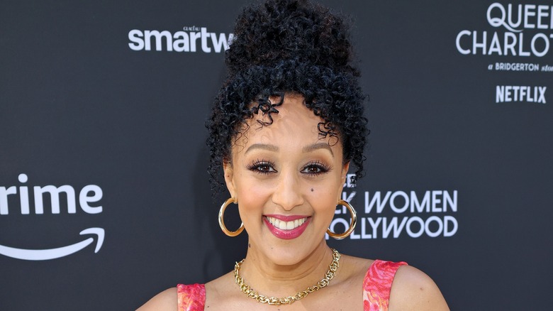 Tamera Mowry Housley smiling