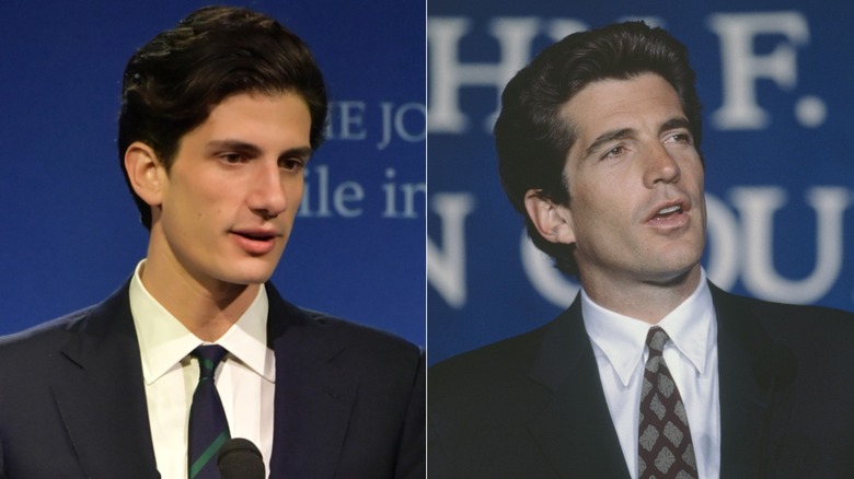 Jack Schlossberg talking & John F. Kennedy Jr. talking