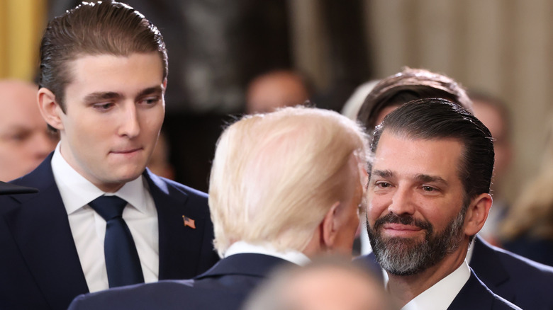 Barron Trump, Donald Trump and Donald Trump Jr.