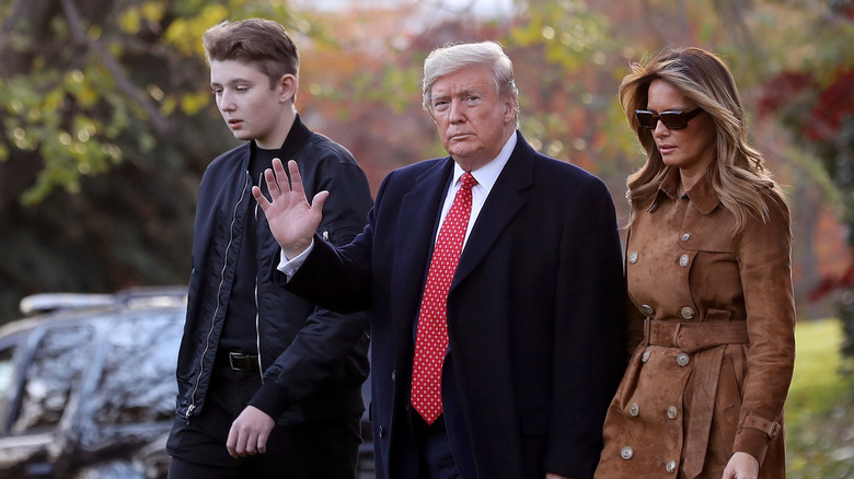 Barron Trump, Donald Trump, Melania Trump